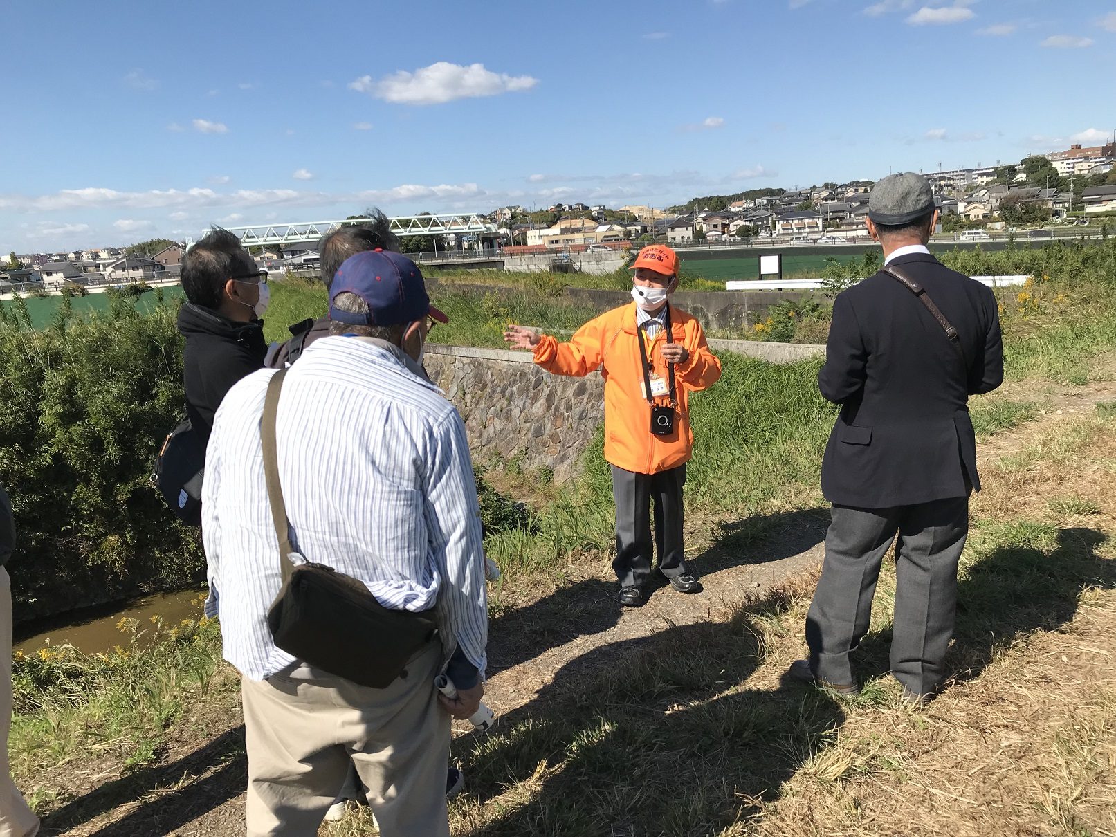 大人の学び舎 明神樋門・明神川逆水樋門のガイド｜神田コース｜ふるさとガイドおおぶ